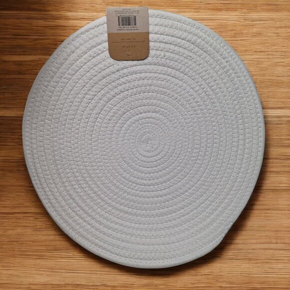 Pumpkin Fall Round Braided Placemat Autumn Table Setting 15 Inch Create - Picture 4 of 5